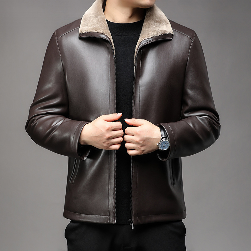 Men's Business Leather Jacket