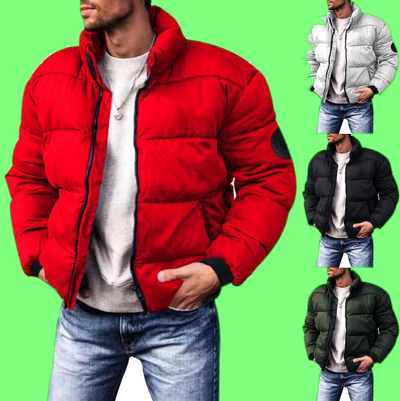 Men's Stand-Up Collar Down Cotton-Padded Jacket