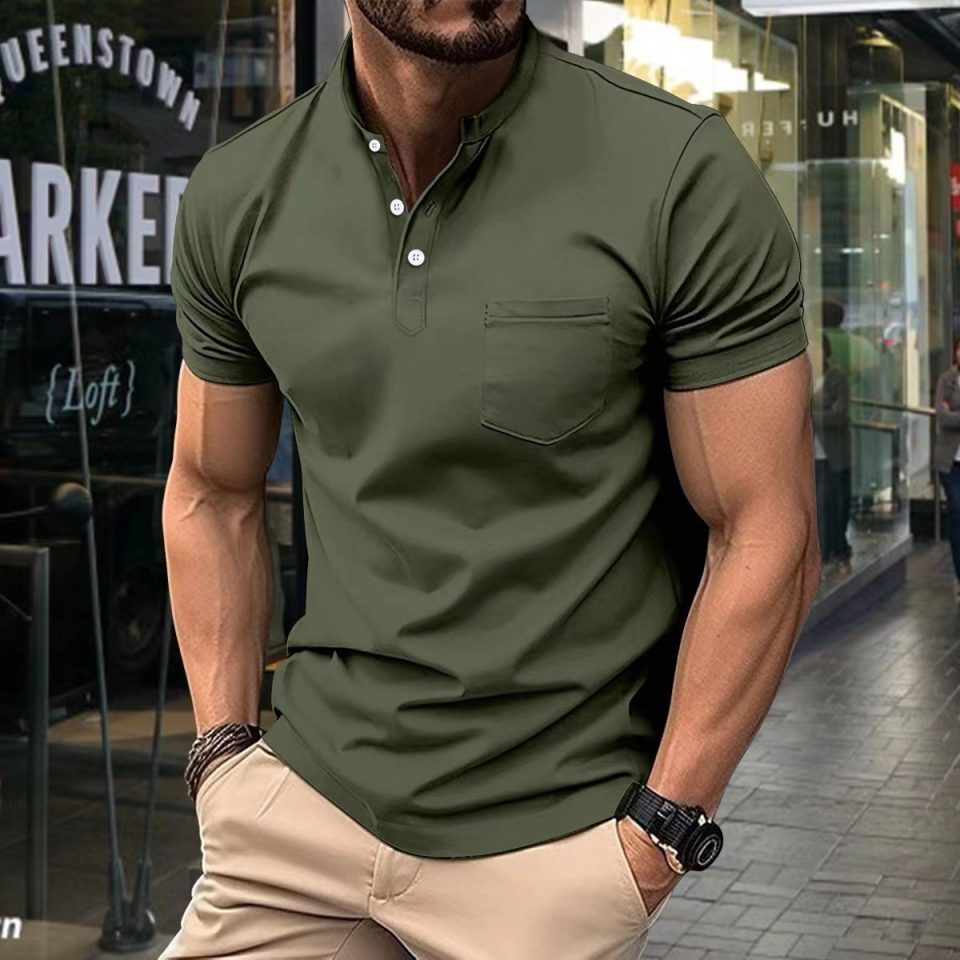 Men’s V-Neck Polo Shirt