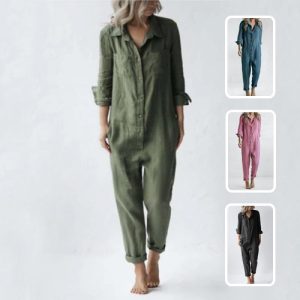 Women’s Casual Long Sleeve Jumpsuit