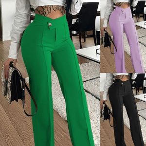 Women’s Slim Straight-Leg Pants