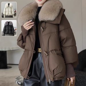 Women's Short Down Cotton-Padded Jacket