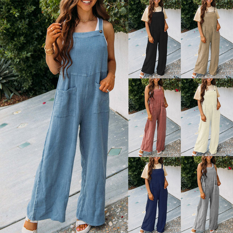 Women’s Square Neck Jumpsuit