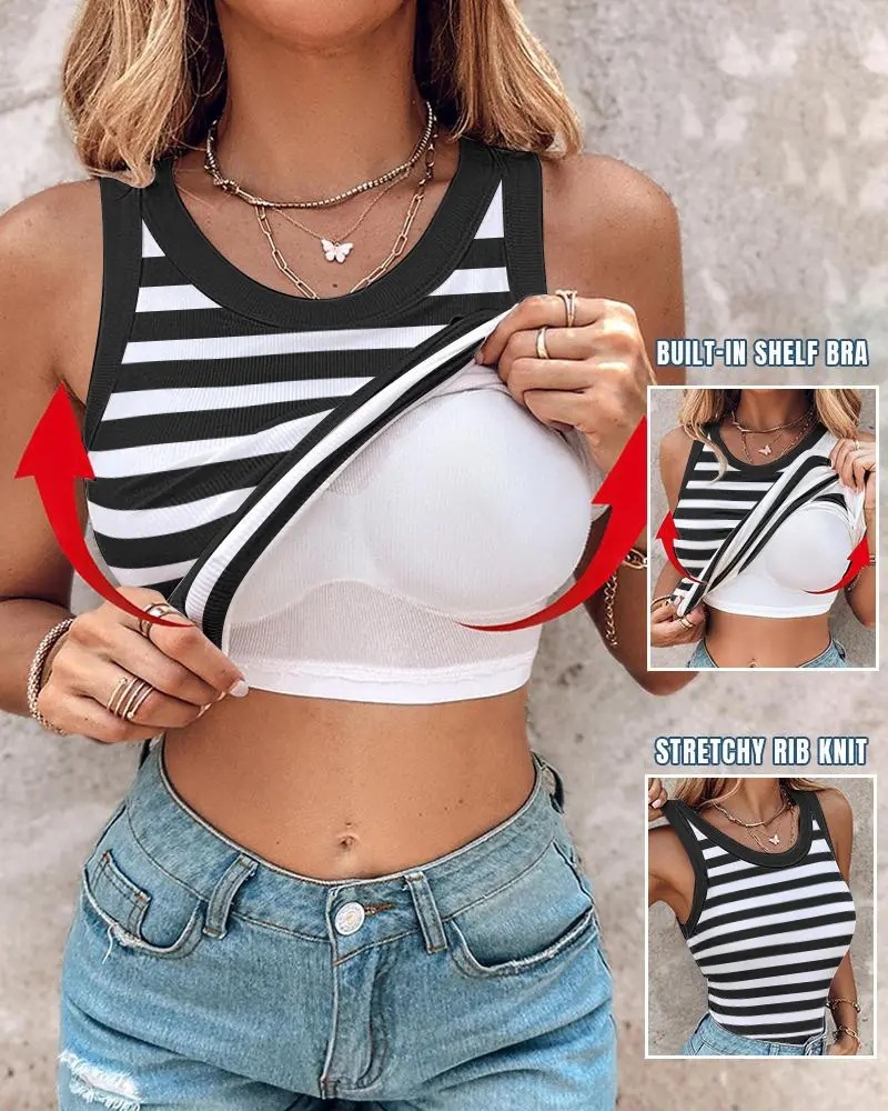 Women’s Slim Striped Vest