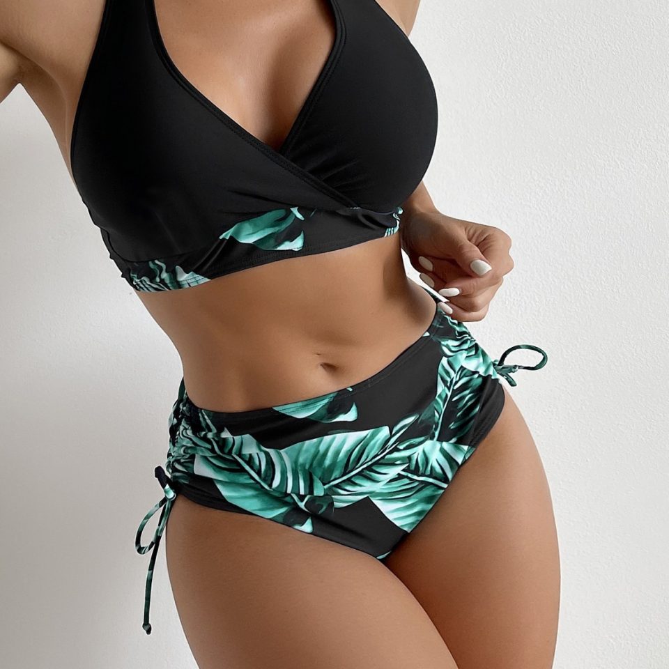 High Waist Halter Bikini