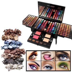 180-Color Eyeshadow Palette - Piano-Shaped Makeup Set with Blush