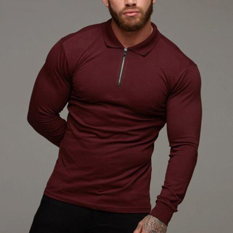 Men's Polo Shirt Long Sleeve