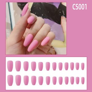 Frosted Ballet Fake Nails