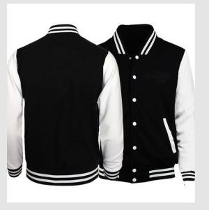 Men's Loose Fit Baseball Jacket