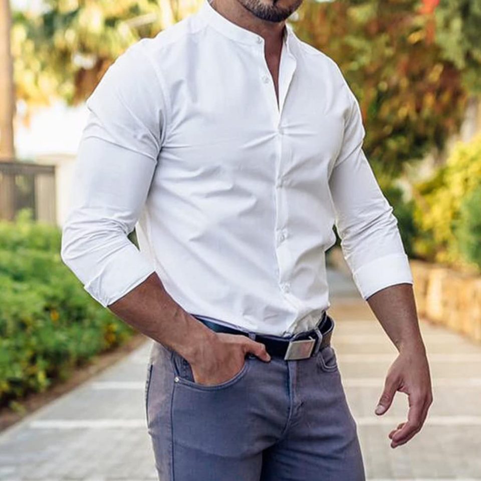 Casual Button Down Shirt for Men