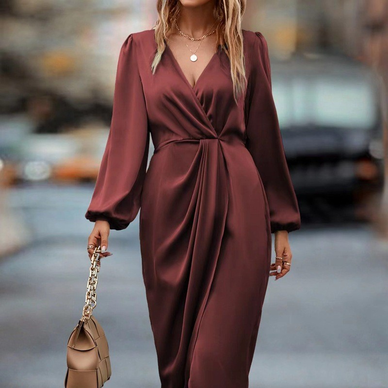 Sexy V-Neck Bodycon Dress