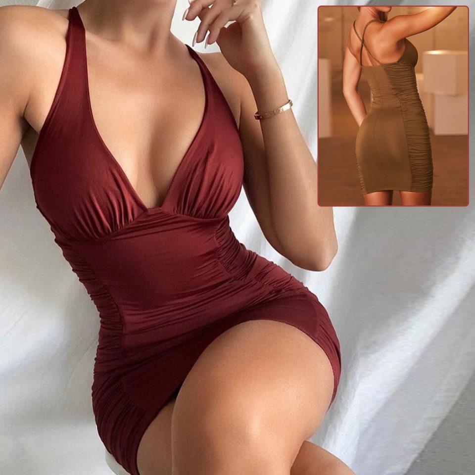 Sexy Women's Suspender Dress