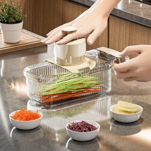 2-in-1 Vegetable Cutter & Drainer